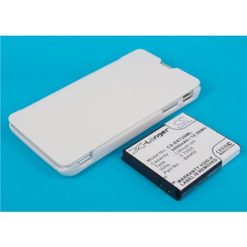 SonyEricsson Xperia TX tehoakku erillisellä laajennetulla valkoisella takakannella 3400 mAh