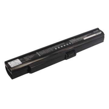 Fujitsu LifeBook M2010, LifeBook M201 akku 4400 mAh - Musta