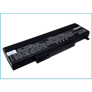 Gateway  T6810, T6300 akku 6600 mAh - Musta