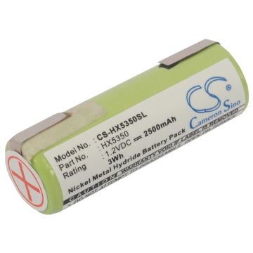 Braun 1008 sähköhammasharjan 2500 mAh 1,2v akku juotoskorvakkeilla