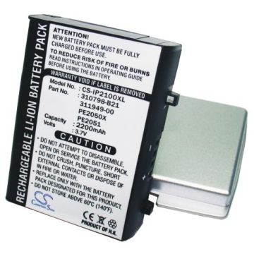 iPAQ 2100, iPAQ 2210, iPAQ 2215, iPAQ 2212, iPAQ 2212e, iPAQ h2100, iPAQ h2210, iPAQ h2215, iPAQ h2212, iPAQ h2212e, iPAQ PE2050x akku 2250 mAh