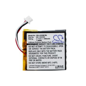 Logitech 981-000068, 981-000069, 981-000070 akku 450mAh / 1.66Wh