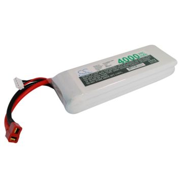 Li-Po akku, 4000mAh, 11,1V, 35C