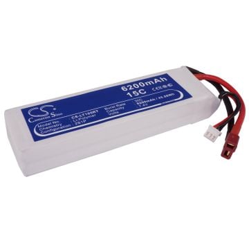 Li-Po Akku, 6200 mAh 7,4V 15C
