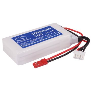 Li-Po Akku, 1000 mAh 11,1V 15C