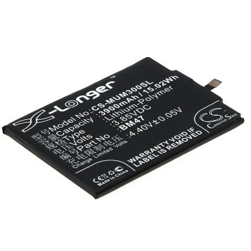 Xiaomi Redmi 3, Redmi 3 5.0 akku 3900 mAh