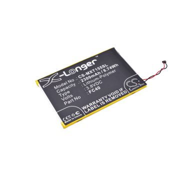 Cameron Sino tarvikeakku Motorola Moto G 2015, Moto G 3rd gen, Moto G3 akku 2300 mAh