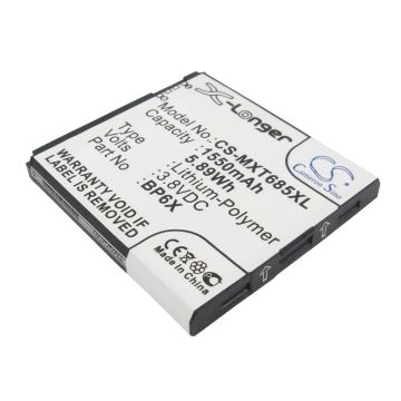 Cameron Sino tarvikeakku Motorola Pro, Pro Plus, Pro+ akku 1550 mAh
