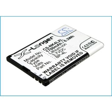 Nokia BP-4L yhteensopiva akku 1700 mAh