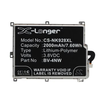 Nokia Lumia 928, RM5250, RM860 akku 2000 mAh