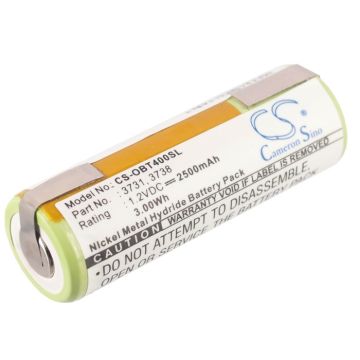 Braun Oral-B Triumph sähköhammasharjan 2500 mAh 1,2v akku juotoskorvakkeilla