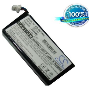 Philips GoGear HDD1835, GoGear HDD1837 akku 680 mAh