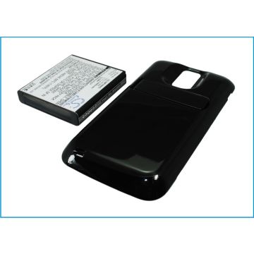 Samsung Galaxy S Hercules tehoakku erillisellä laajennetulla mustalla takakannella 3400 mAh