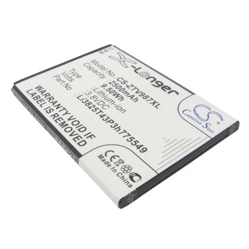 ZTE Grand X Quad V987, Imperial N9101, N9101 akku 2500 mAh