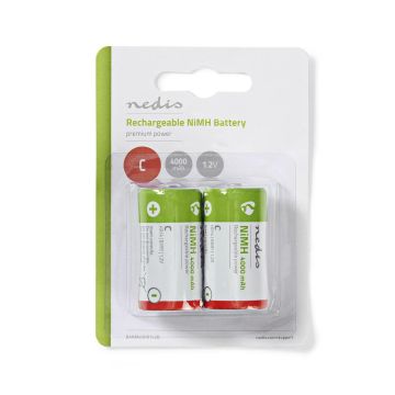 Ladattava Ni-MH-Akku, C 1.2 V 4 000 mAh | 2 kpl