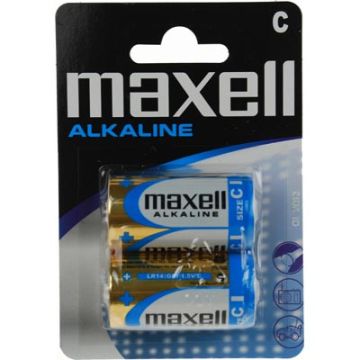 Maxell paristo, C (LR14), Alkaline, 1,5V, 2-pakkaus