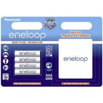 Panasonic Eneloop AAA (R03) 750mAh ladattava akku - 4 kpl