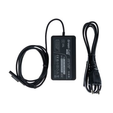 Green Cell Microsoft Surface Pro 4 / 5 / 6 / 7 laturi A1706 - 65W 15V 4A - UUSI ERÄ 12/2025