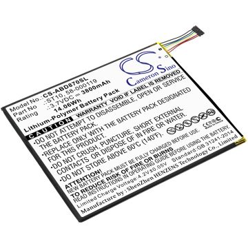Amazon tablettien B00VKIY9RG / Kindle Fire HD 10 yhteensopiva akku 3800mAh