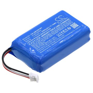 Abus hälytysjärjestelmien Secvest / FUAA50000 yhteensopiva akku 2400mAh