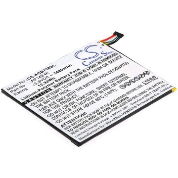 Acer Iconia One 7 B1-750 akku 3400mAh