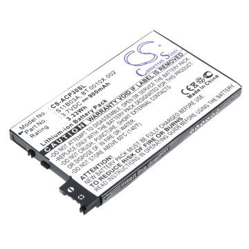 Acer puhelimen P300 / neoTouch P300 yhteensopiva akku 900mAh