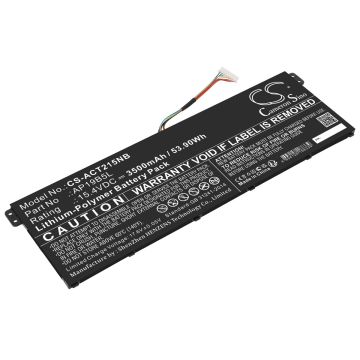 Acer kannettavan tietokoneen TravelMate P2 TMP215-41-R74Q / Enduro Urban N3 EUN314-51W-56W0 yhteensopiva akku 3500mAh