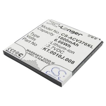 Acer puhelimen Liquid E2 / V370 yhteensopiva akku 1800mAh