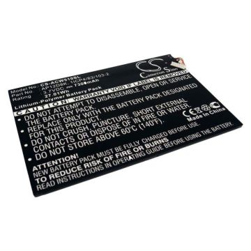 Acer Aspire P3-171-3322Y2G06as, Aspire P3-1715333Y2G12as, Iconia Tab A3 Tabletin Akku