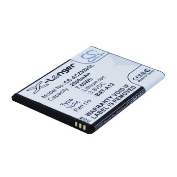 Acer puhelimen Liquid Z520 / Liquid Z520 Dual SIM yhteensopiva akku 2000mAh
