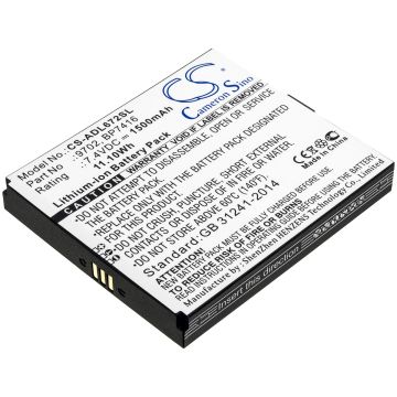 Additel tutkimuslaitteen 672 / ADT 672 yhteensopiva akku 1500mAh