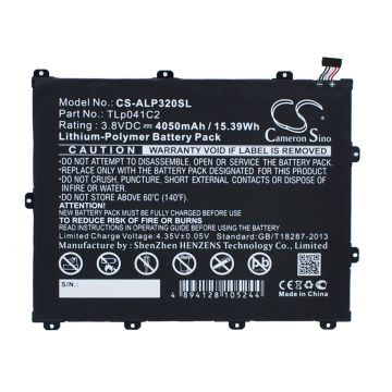 Alcatel tablettien One Touch Hero 8 / One Touch POP 8 yhteensopiva akku 4050mAh