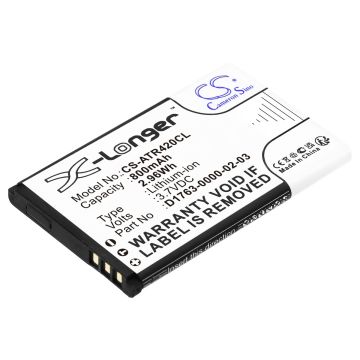 Aastra langattoman puhelimen 420d yhteensopiva akku 800mAh