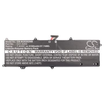 Asus EEE PC F201, VivoBook S200 akku 5100 mAh