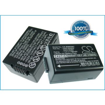 Panasonic DMW-BMB9, DMW-BMB9E akku - 750 mAh