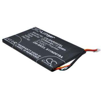Barnes & Noble BNRV300, BNTV350, Nook Simple Touch akku 2150mAh