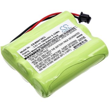 Bosch langattoman puhelimen 738 / CT-COM 147 yhteensopiva akku 1200mAh