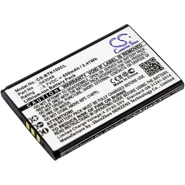 BT langattoman puhelimen Elements 1K yhteensopiva akku 650mAh