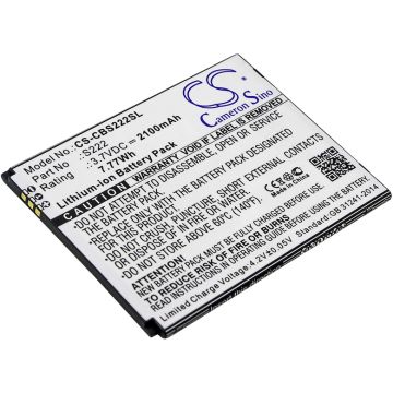 Cubot älypuhelinten S222 yhteensopiva akku 2100mAh