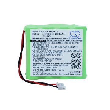 Universel langattoman puhelimen AA x 4 yhteensopiva akku 2000mAh