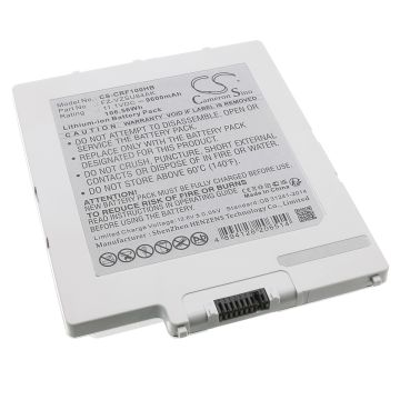 Panasonic kannettavan tietokoneen FZ-G1N / FZ-G1R yhteensopiva akku 9600mAh