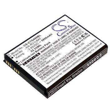 Casio viivakoodinlukijan IT-G400 yhteensopiva akku 5800mAh