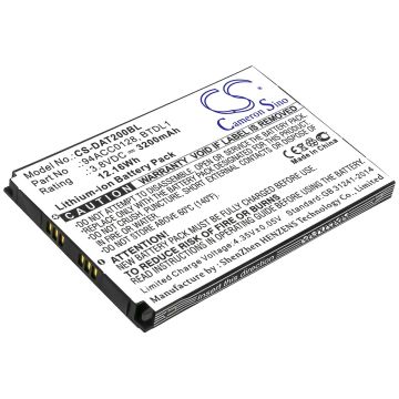 Datalogic viivakoodinlukijan Axist / DL-Axist yhteensopiva akku 3200mAh
