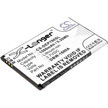 Doro 7010 / 7011 / 7781 / Secure 780x - DBW-1600A akku 1500mAh