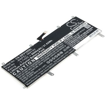 Dell Venue 10 5000, Venue 10 5050 Akku 8600 mAh - musta
