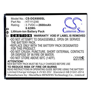Doogee X6 akku 2600mAh