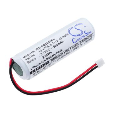 Datalogic QS6500BT, QS65-2030000R, QS65-2040032-401R akku 800mAh