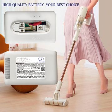 Dreame pölynimurin tai pölynimurirobotin V12 Slim / V11 GR yhteensopiva akku 2500mAh