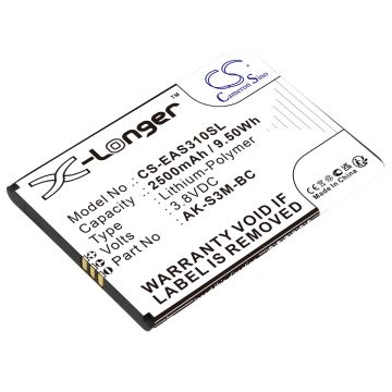 Emporia puhelimen Smart.4 / Smart.3 Mini yhteensopiva akku 2500mAh