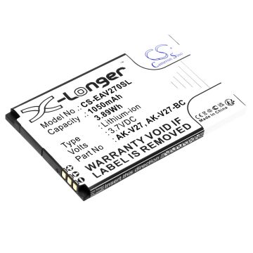 Emporia puhelimen Simplicity / V27 yhteensopiva akku 1050mAh